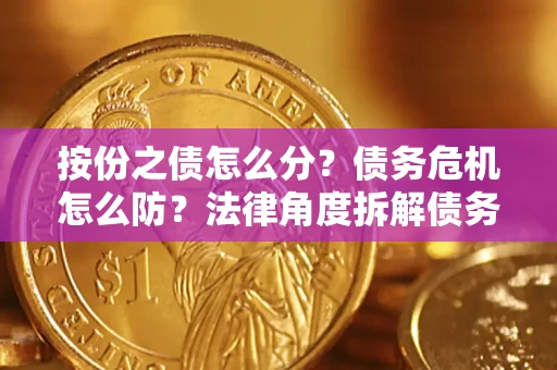 武汉按份之债怎么分？债务危机怎么防？法律角度拆解债务分配与风险自保指南