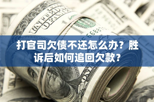 武汉打官司欠债不还怎么办？胜诉后如何追回欠款？