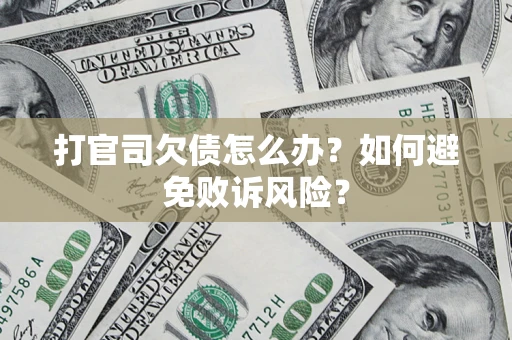 武汉打官司欠债怎么办？如何避免败诉风险？
