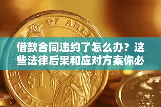 武汉借款合同违约了怎么办？这些法律后果和应对方案你必须知道