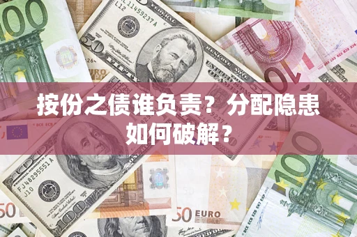 武汉按份之债谁负责？分配隐患如何破解？