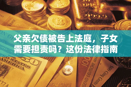 武汉父亲欠债被告上法庭，子女需要担责吗？这份法律指南必须看完