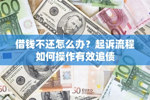 武汉借钱不还怎么办？起诉流程如何操作有效追债