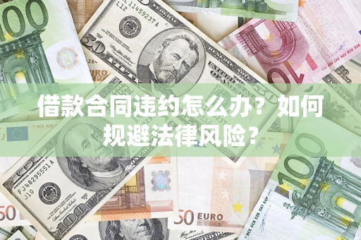 武汉借款合同违约怎么办？如何规避法律风险？